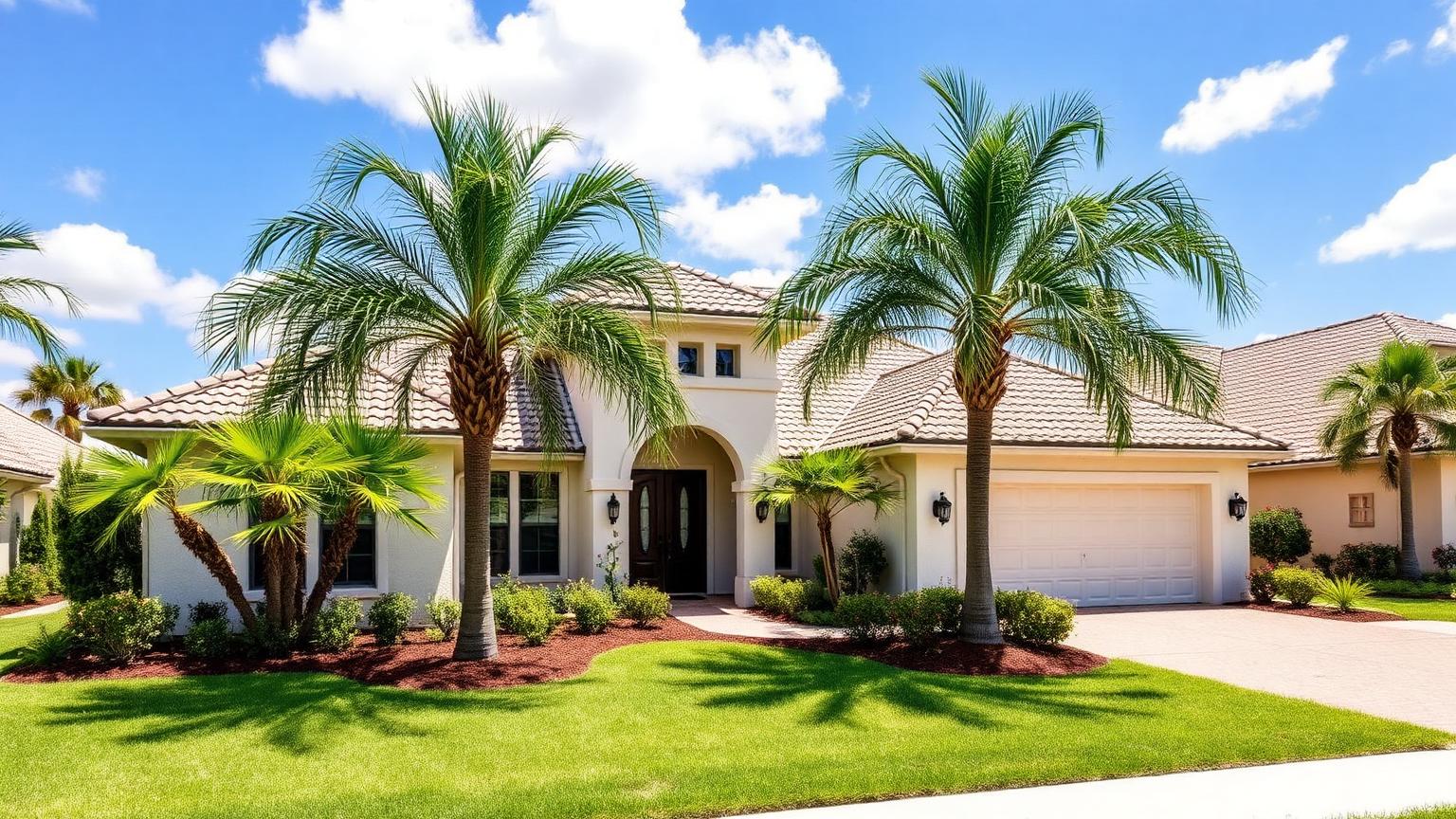 Recently painted home in Wimauma, FL by Purple Painting